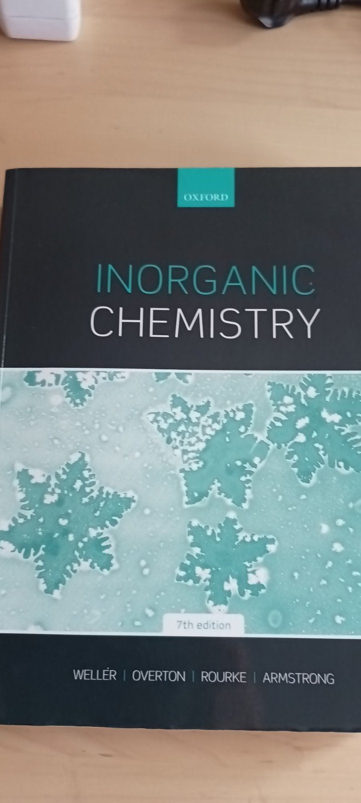 Inorganic Chemistry 7e, Boeken, E-books, School, Studie en Wetenschap, Mark Weller, Tina Overton, Jonathan Rourke, Fraser Armstrong