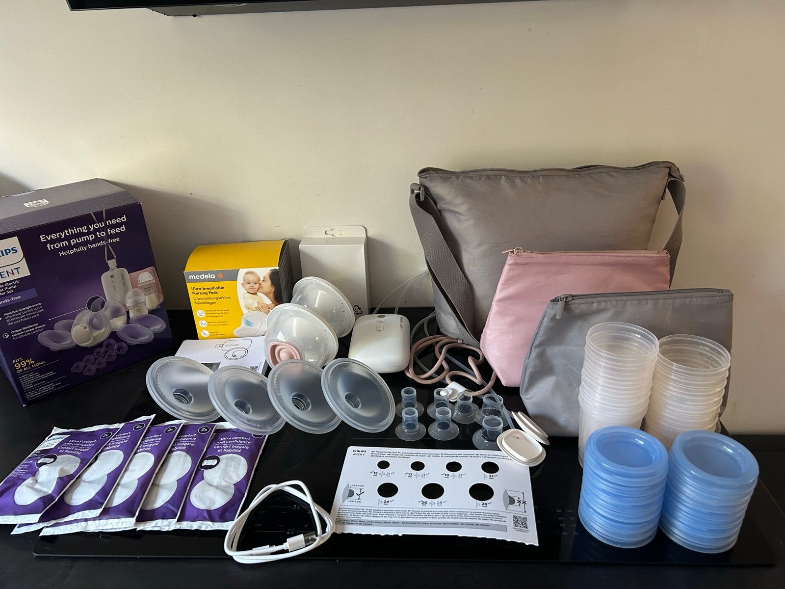 Philips Avent Dubbele Elektrische Handsfree Borstkolf, Borstkolf, Zo goed als nieuw, Handsfree, Philips Avent