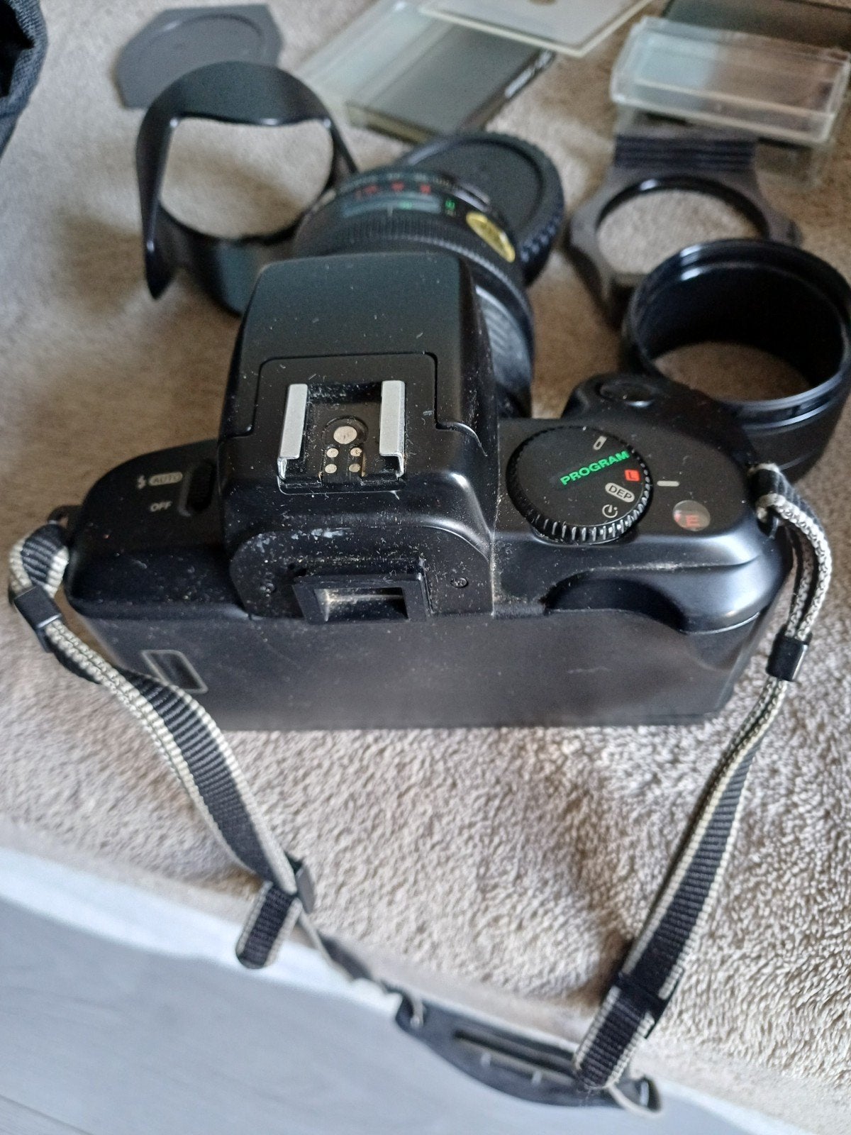 Canon analoge camera EOS 750, Ophalen, 8mm