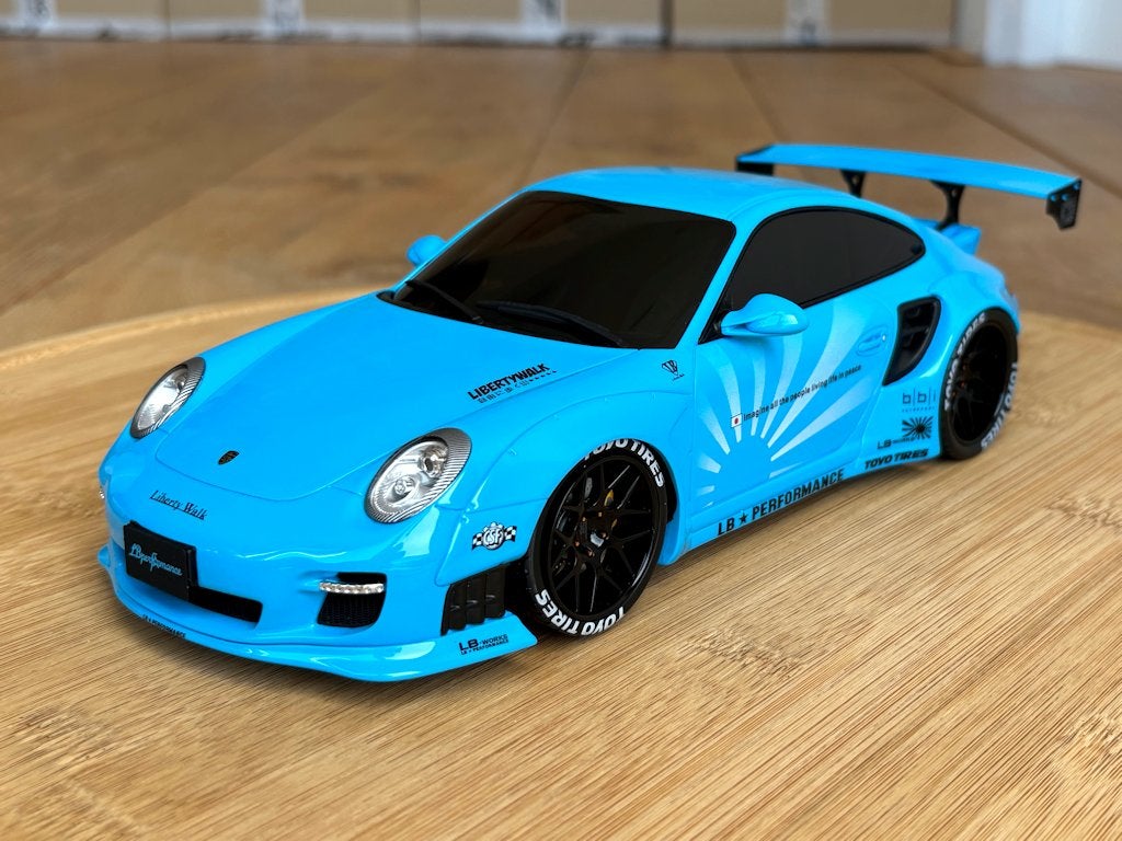 Asian exclusive Porsche 911 997 Liberty Walk 1:18 GT Spirit, Ophalen of Verzenden, Nieuw, Auto, Overige merken