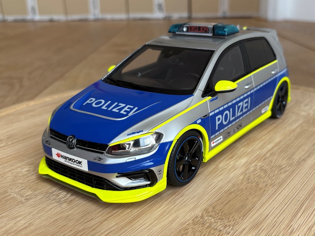 Volkswagen Golf 7.5 R Polizei Oettinger 1:18 OttO Mobile VW, Ophalen of Verzenden, Nieuw, Auto, OttOMobile