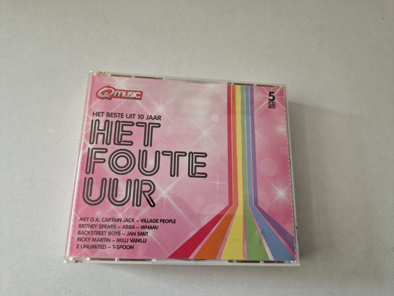 qmusic  het foute uur 5 cd box, Ophalen of Verzenden, Zo goed als nieuw, Pop
