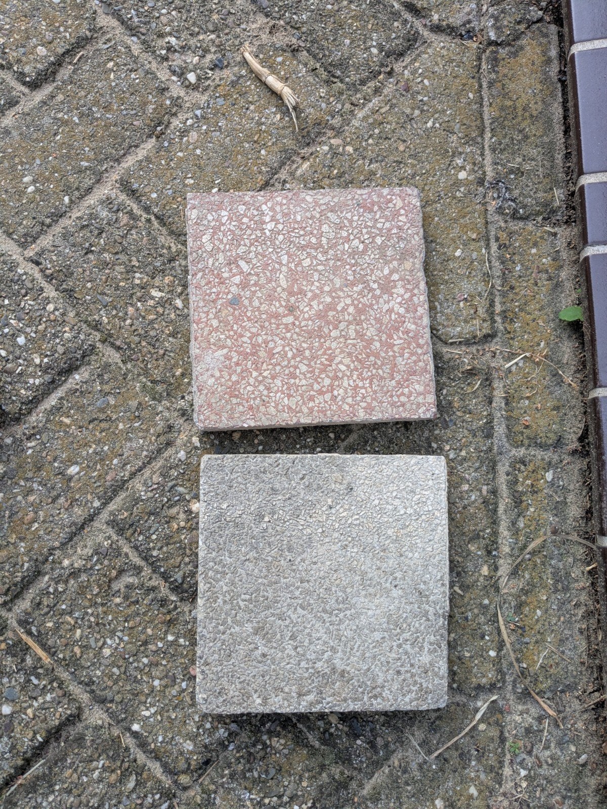 oude stoep tegels, Tuin en Terras, Ophalen, Gebruikt, Beton, Terrastegels