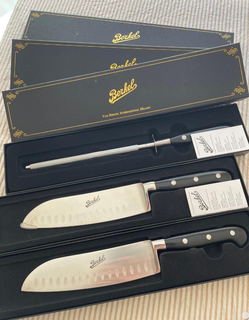 Van Berkel Milano Messenset Santoku, Overige typen, Ophalen of Verzenden, Nieuw, Metaal