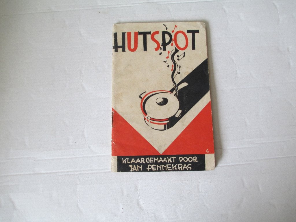 hutspot - jan pennekras - liedjes met muzieknoten, Antiek en Kunst, Ophalen of Verzenden