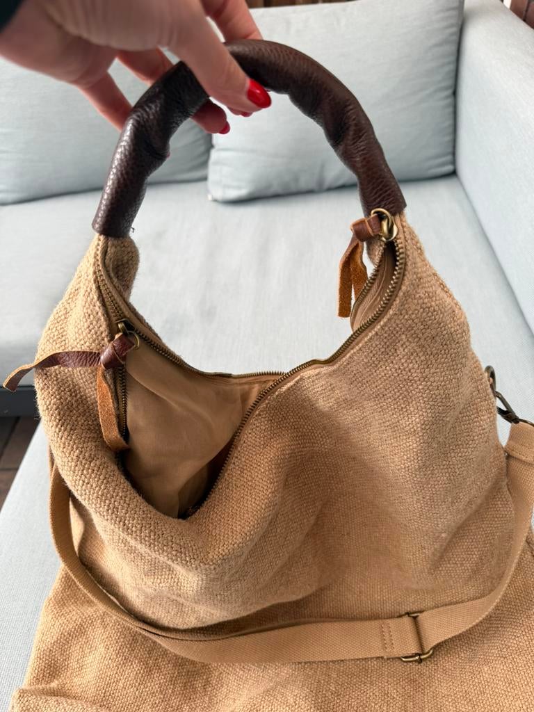 Grote damestas- shopper, Ophalen of Verzenden, Nieuw, Beige, Shopper