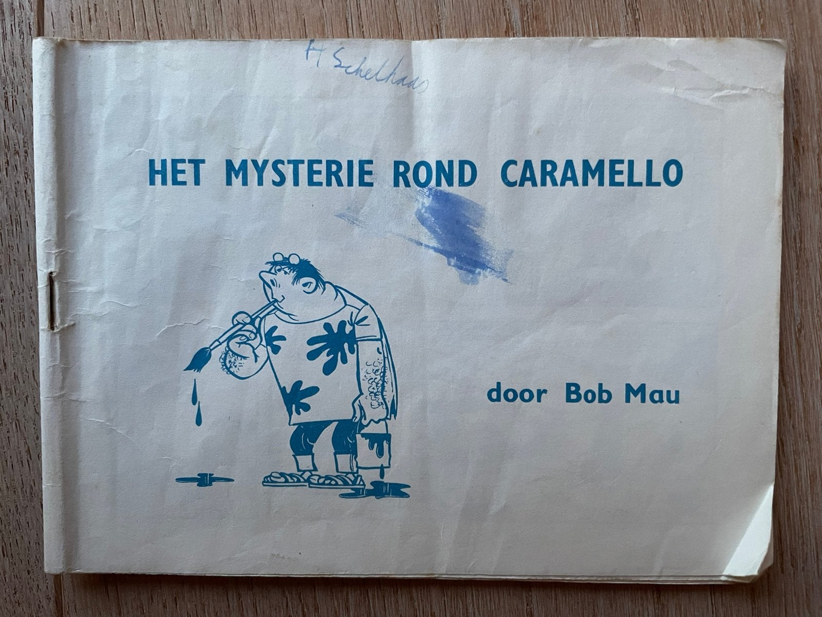 Bob Mau - Het Mysterie rond Caramello uitgave van Knorr, Eén stripboek, Ophalen of Verzenden, Gelezen
