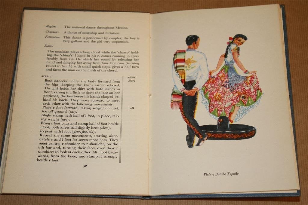 Dances of Mexico [1954]. Latijns-Amerikaanse volksdans., Boeken, Kunst en Cultuur | Dans en Theater, Ophalen of Verzenden, Gelezen