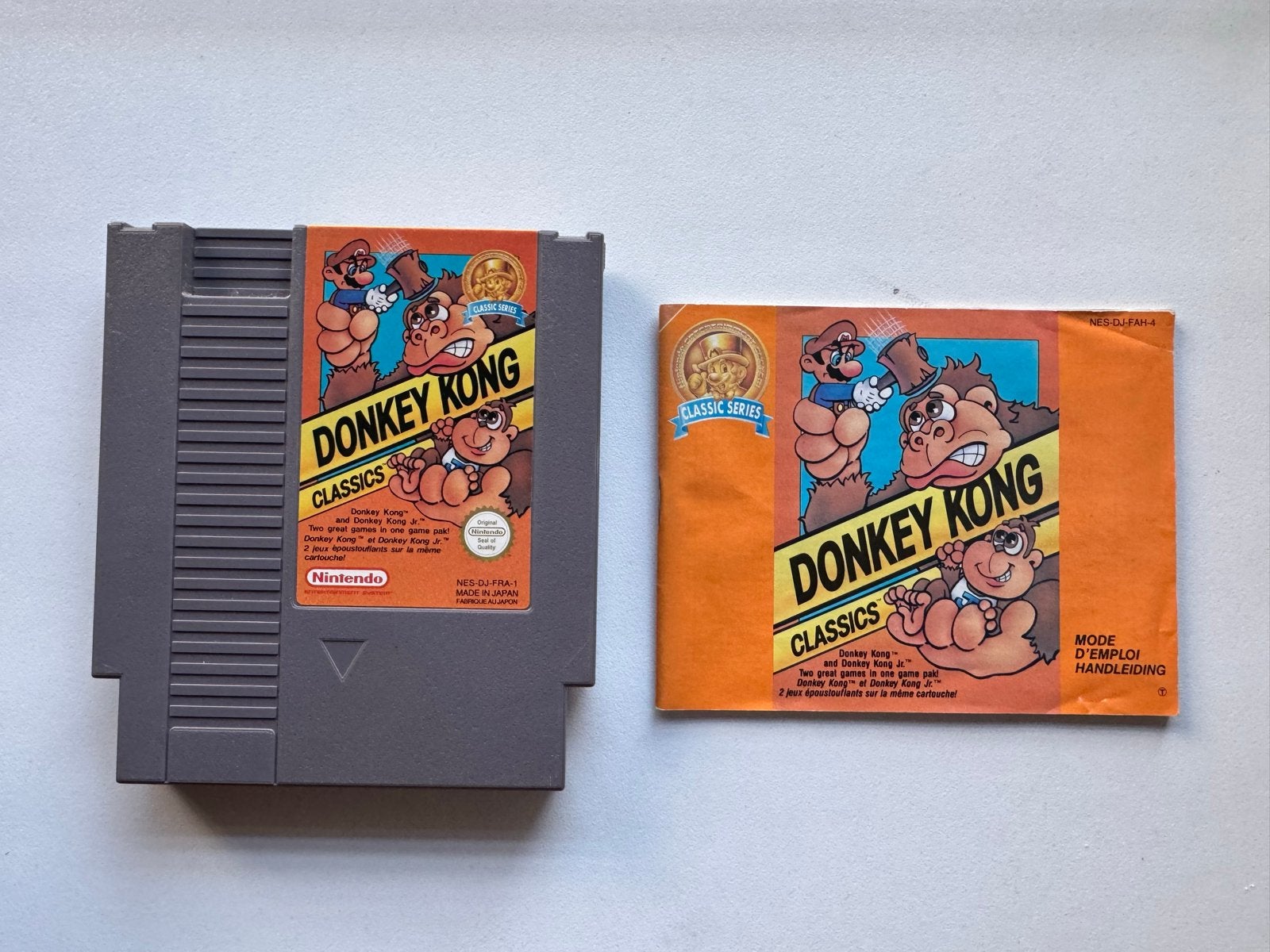 Donkey Kong Classics NES (Nintendo Entertainment System), Gebruikt, 1 speler, Ophalen of Verzenden, Vanaf 3 jaar