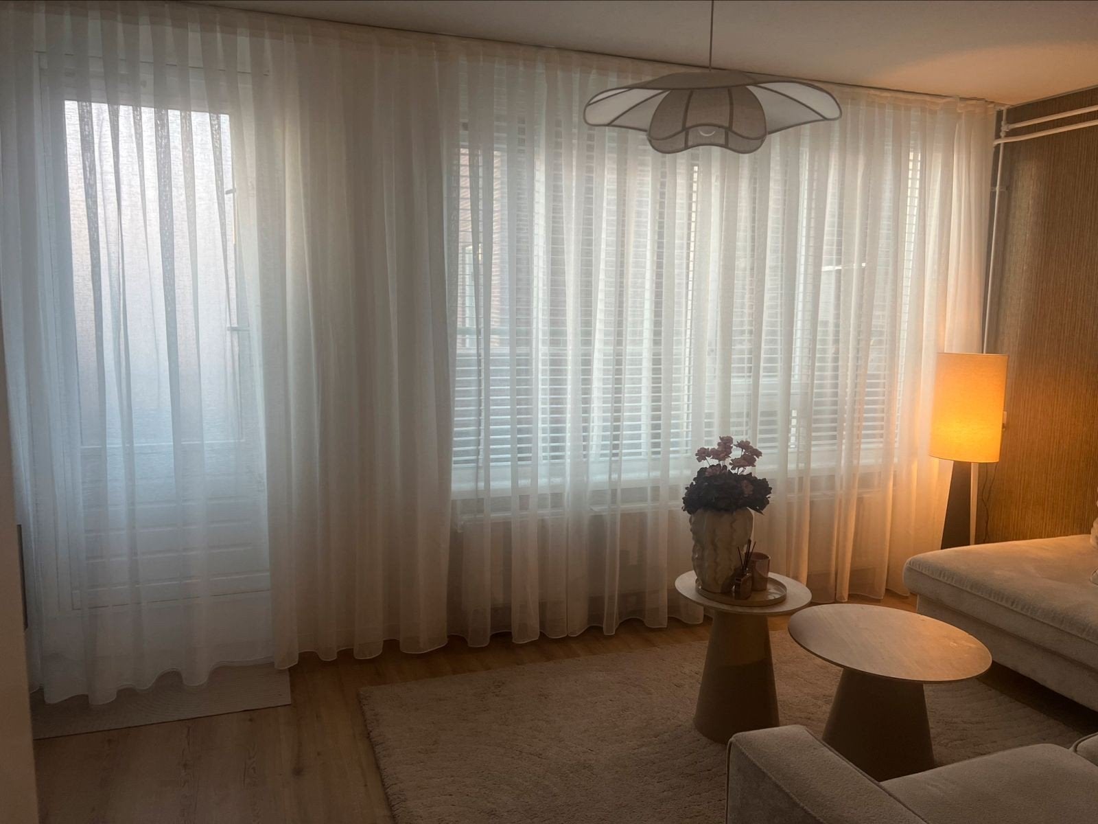 Linnenlook vitrage  nieuw 155x270, Huis en Inrichting, Ophalen of Verzenden, Vitrage