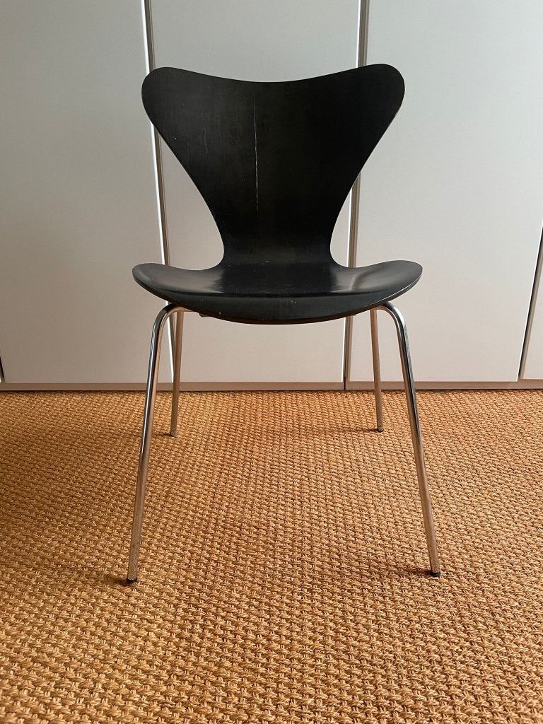 Arne Jacobsen vlinderstoel, Ophalen, Gebruikt, Zwart, Eén
