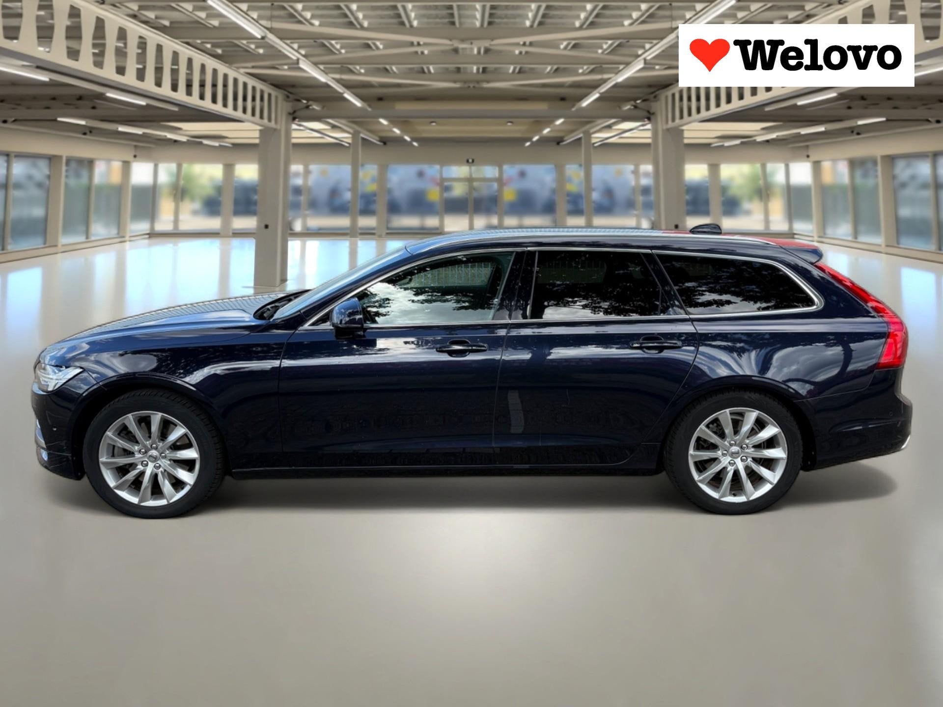 Volvo V90 2.0 T5 Momentum, 15 km/l, Euro 6, 1969 cc, Blauw