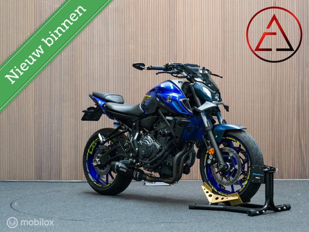 Yamaha MT-07 2024 | A2 | Akrapovic full + custom | 8.110km, Info@yamaha.nl, LED Verlichting, Christiaan huygensweg 32D, Bedrijf