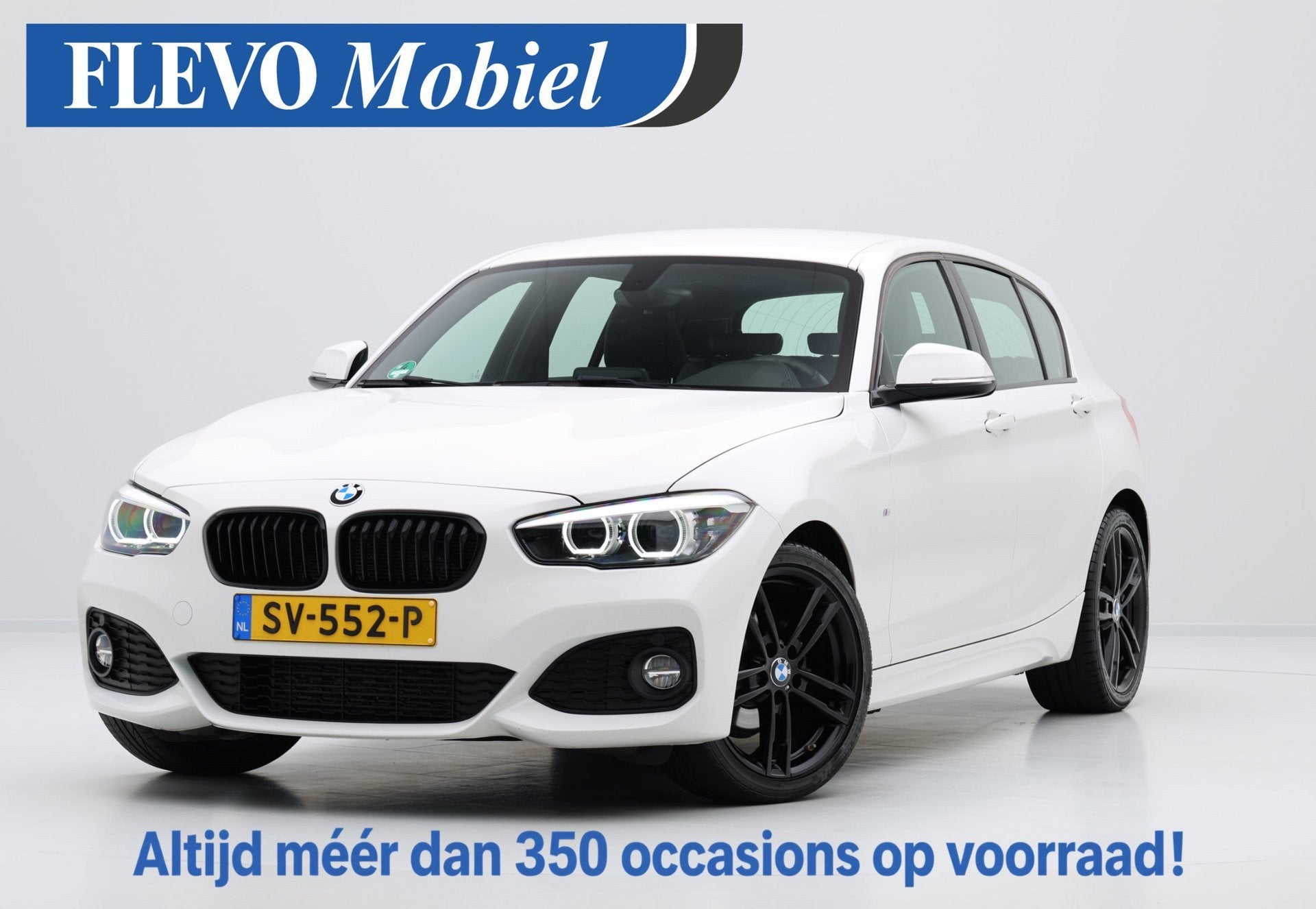 BMW 1-serie 116i Corporate Lease Executive Leder|PDC|LMV|Cru, 1-Serie, Achterwielaandrijving, Euro 6, Wit