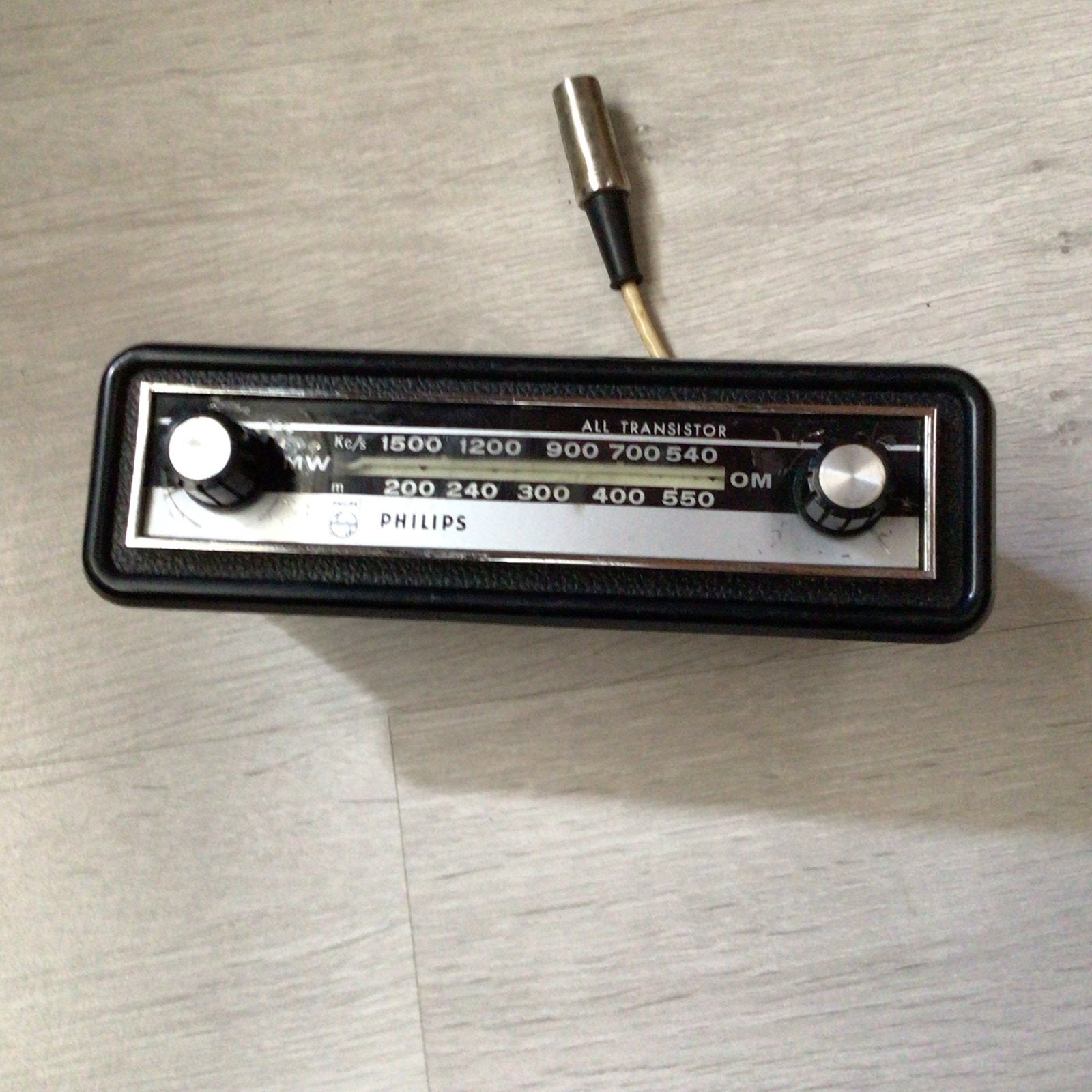 Vintage Philips autoradio - All Transistor, Ophalen of Verzenden, Gebruikt