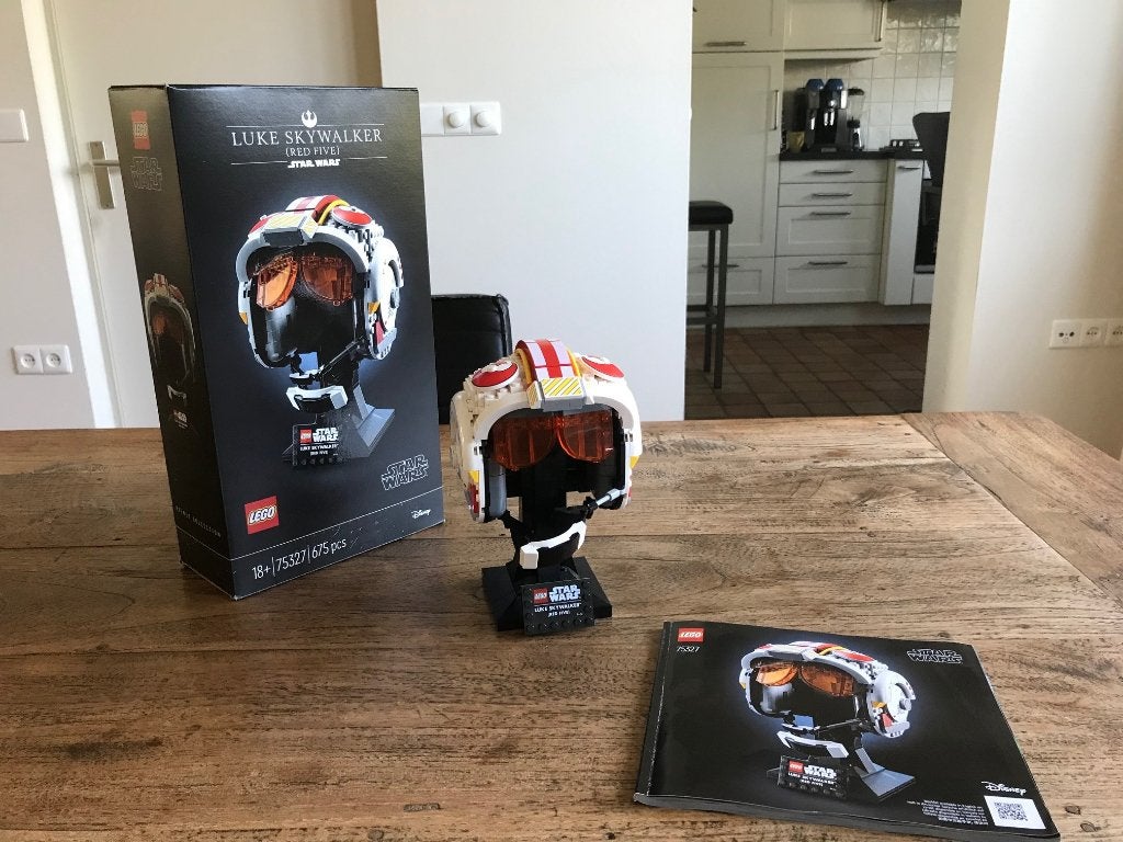 Lego Star Wars 75327 Luke Skywalker Helm Doos/Boekje, Inclusief instructies, Star Wars, Lego, Ophalen of Verzenden