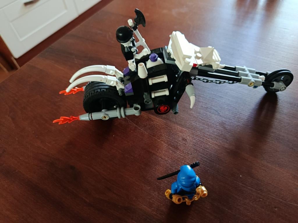 Lego Ninjago 2259 Skull Motorbike met Jay en Chopov, Kinderen en Baby's, Speelgoed | Duplo en Lego, Ophalen, Compleet, Gebruikt