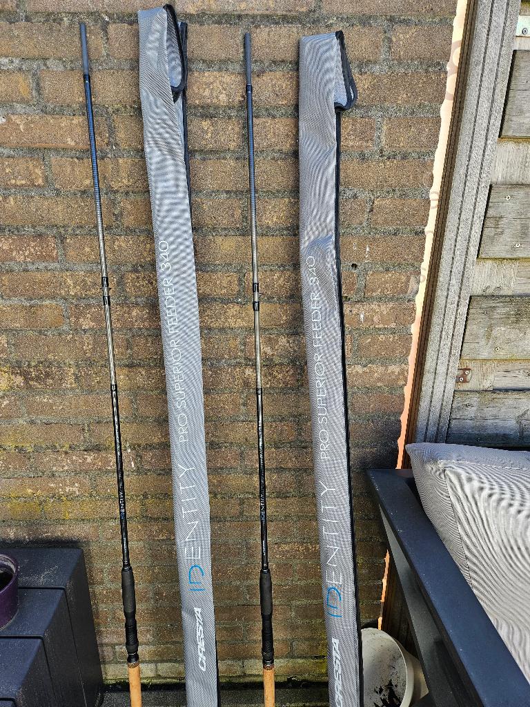 Cresta Identity pro superior feeder 3,40 mtr, 2 stuks, Ophalen, Zo goed als nieuw, Werphengel