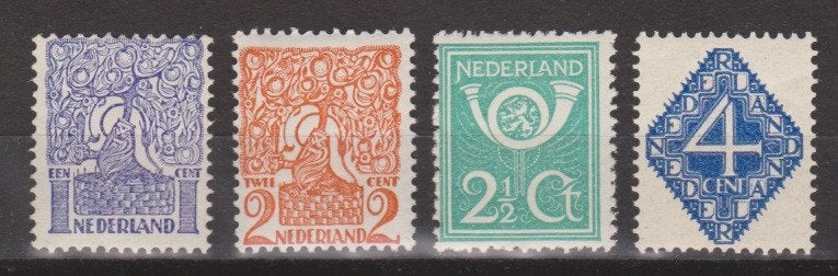 NVPH 110 111 112 113 Postfris 1923 ; OUD NEDERLAND p/stuk, Ophalen of Verzenden, T/m 1940, Postfris