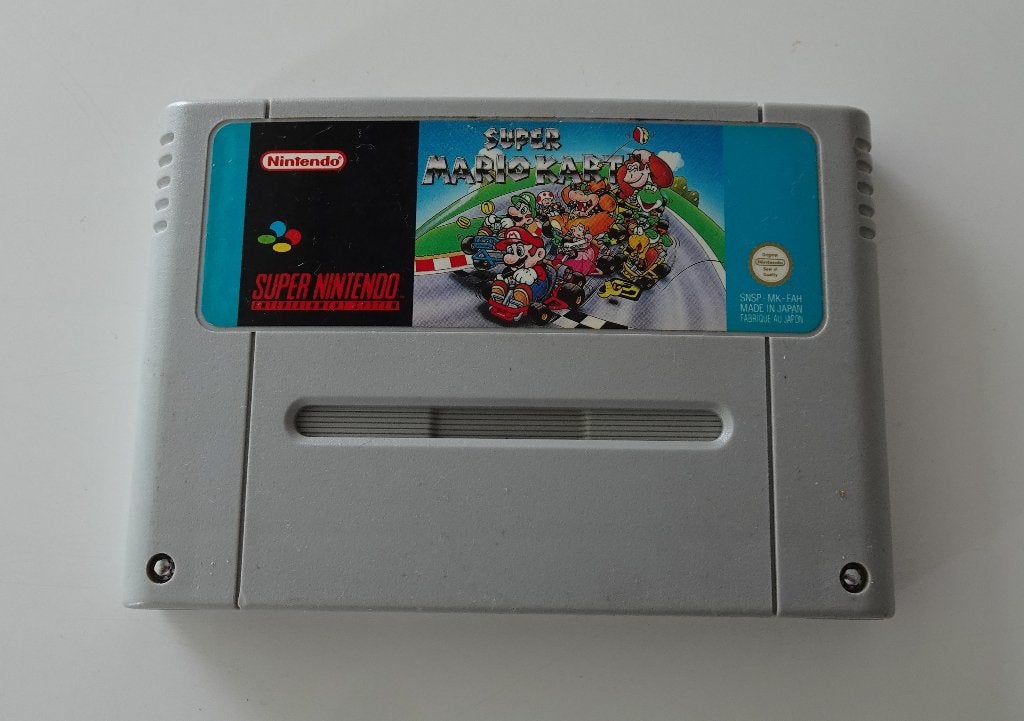 Super Mario Kart voor Super Nintendo, Ophalen, Racen en Vliegen, 2 spelers, Zo goed als nieuw