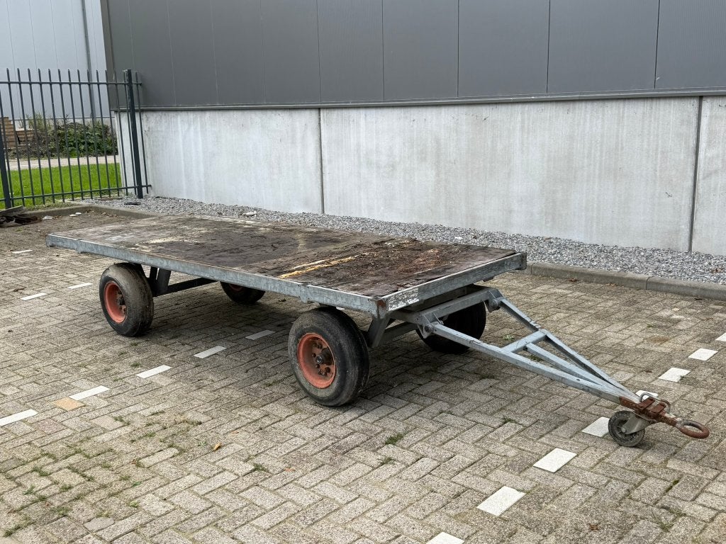 Langhout wagen platte kar, Ophalen, Transport
