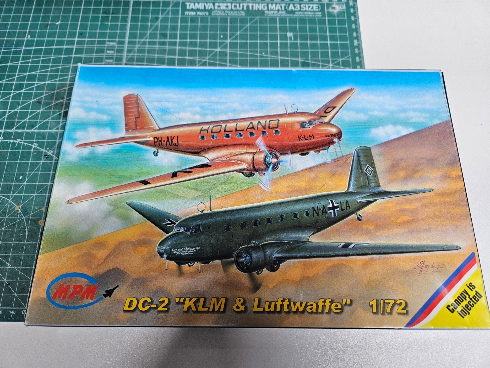 MPM Douglas DC-2 KLM & Luftwaffe 1:72 modelbouwkit, Overige merken, 1:72 tot 1:144, Nieuw, Ophalen of Verzenden