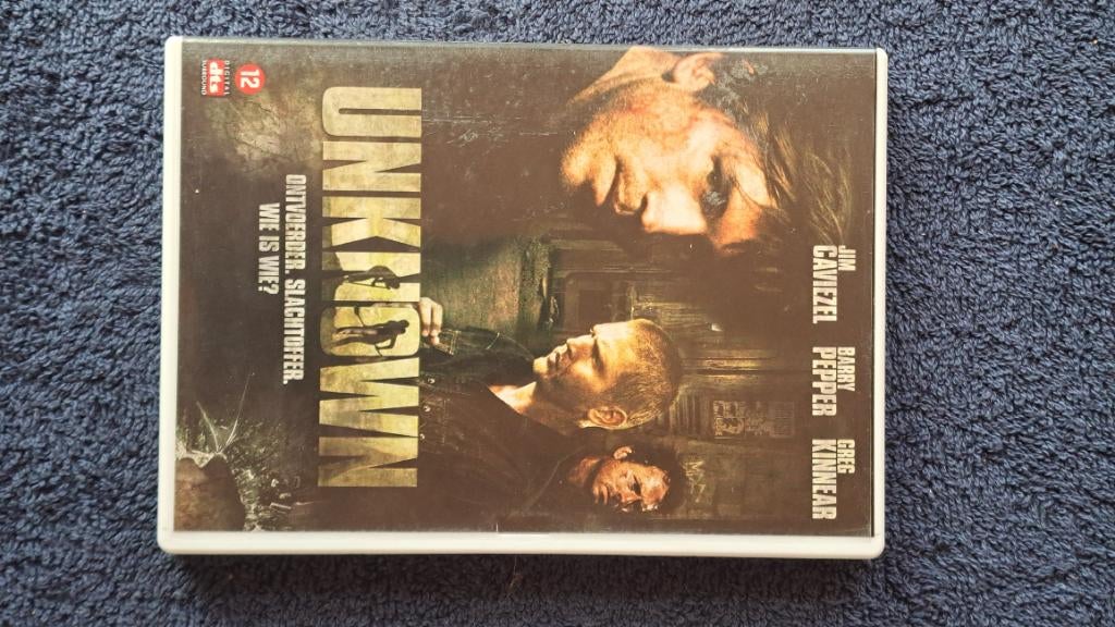 Unknown "Jim Caviezel", Alle leeftijden, Ophalen of Verzenden, Gebruikt, Actiethriller