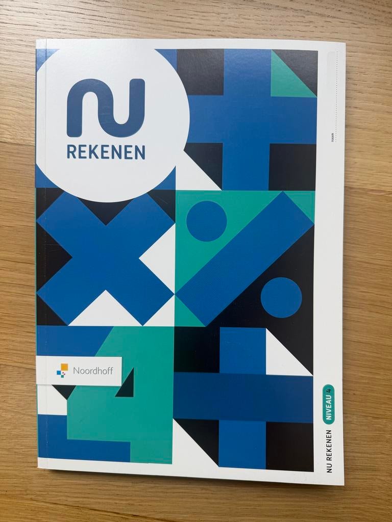 Nu Rekenen Niveau 4 - Noordhoff, Boeken, Ophalen of Verzenden, Beta, Zo goed als nieuw, MBO