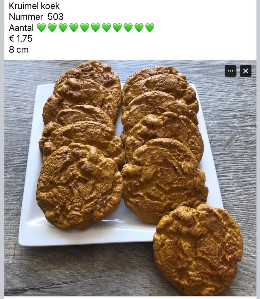 Div decoratie nep koek koekjes DEEL 2, Ophalen, Nieuw