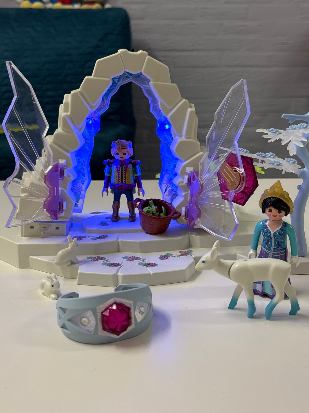 Playmobil Winter Wonderland Set met Lichtpoort en Figuren, Ophalen of Verzenden, Gebruikt