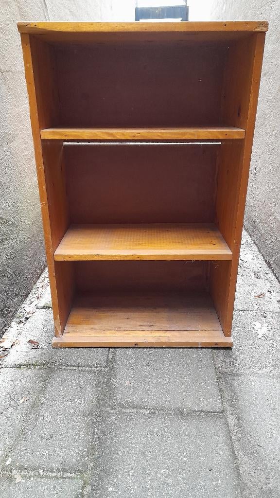 Houten open kastje voor in de schuur of berging 83 cm hoog, Ophalen, Gebruikt
