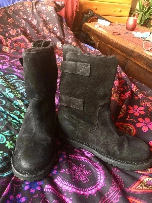 Zo goed als nieuwe gevoerde Shabbies Amsterdam 38 nu 89,99€, Hoge laarzen, Shabbies Amsterdam, Zwart, Ophalen of Verzenden