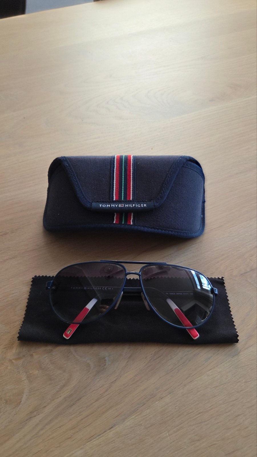 Tommy Hilfiger Zonnebril (piloten/aviator), Overige merken, Zonnebril, Blauw, Ophalen of Verzenden