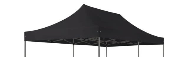 Easy up dakdoek 4x8 zwart nieuw met 2 lange wanden, Ophalen, Partytent, Nieuw, 8 meter of meer