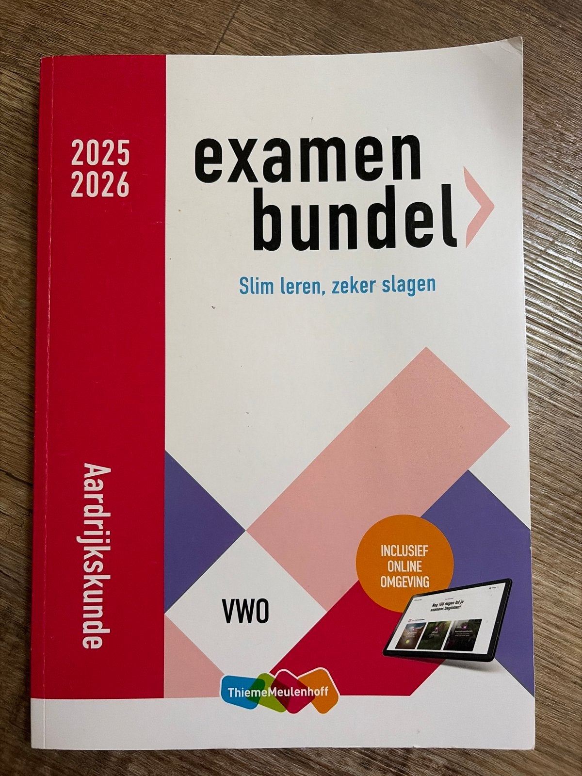Examenbundel Aardrijkskunde VWO 2025/2026, Boeken, Schoolboeken, Ophalen of Verzenden, Zo goed als nieuw, VWO, Aardrijkskunde