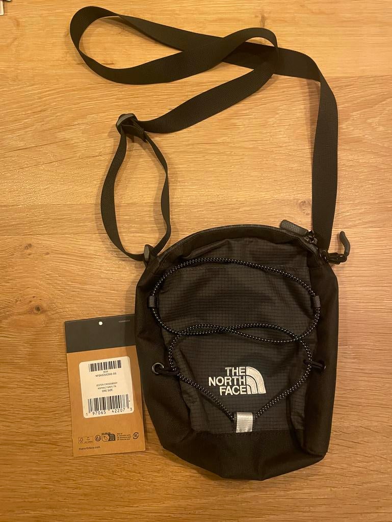 The North Face Jester Schoudertas / Crossbody Asphalt Grey, Ophalen of Verzenden, Nieuw, Zwart, Overige merken