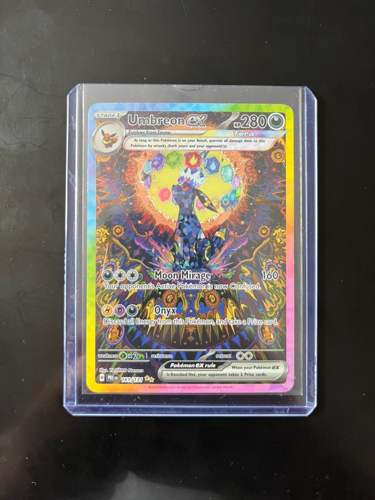 Umbreon ex #161, Ophalen of Verzenden, Zo goed als nieuw
