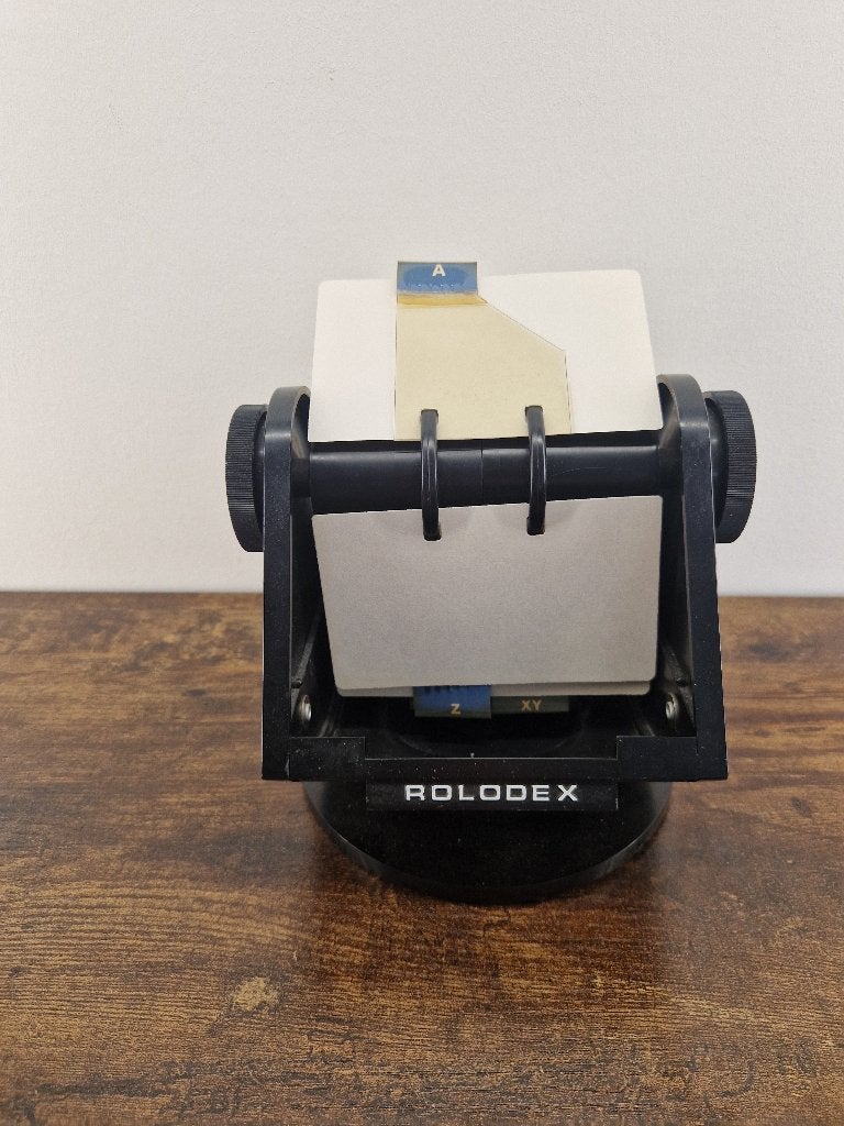Vintage Rolodex, Gebruikt, -, -, Ophalen of Verzenden