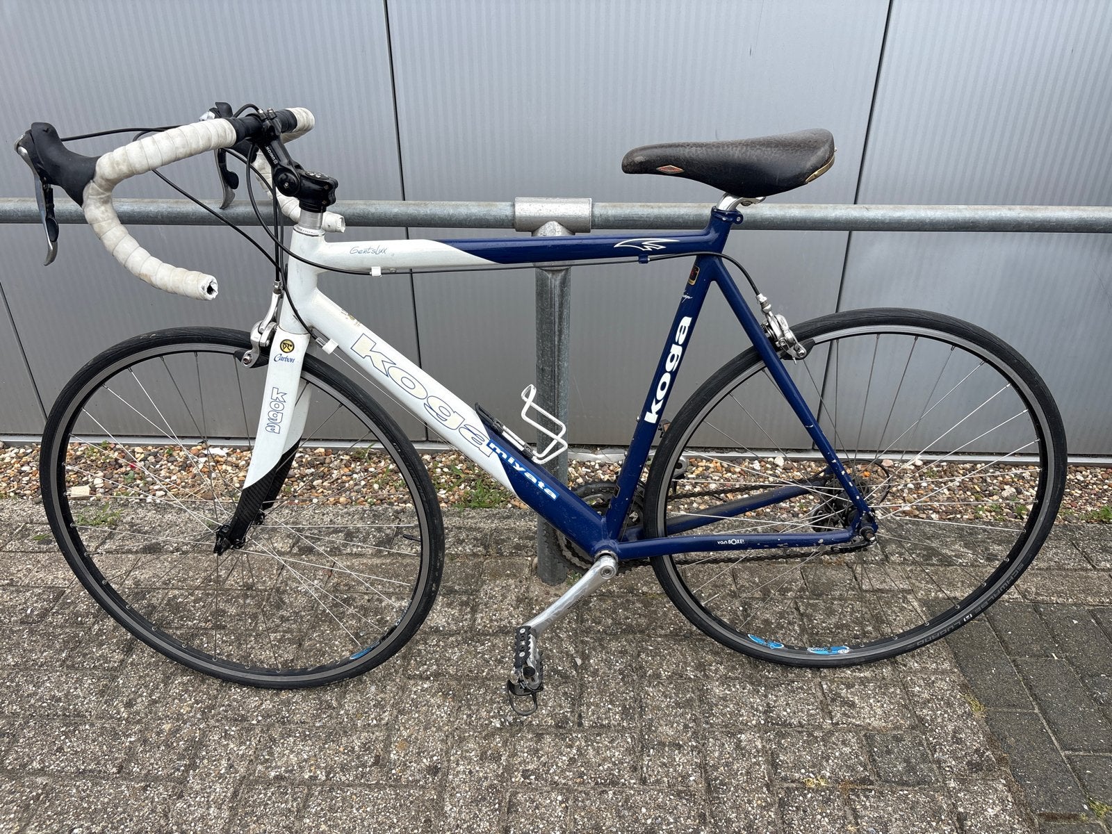 Koga Miyata racefiets - Blauw/Wit, Fietsen en Brommers, Ophalen, 28 inch, Gebruikt, Aluminium