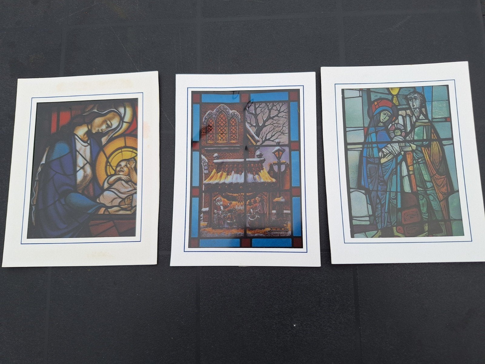 Glas in Lood kaarten., Ophalen of Verzenden