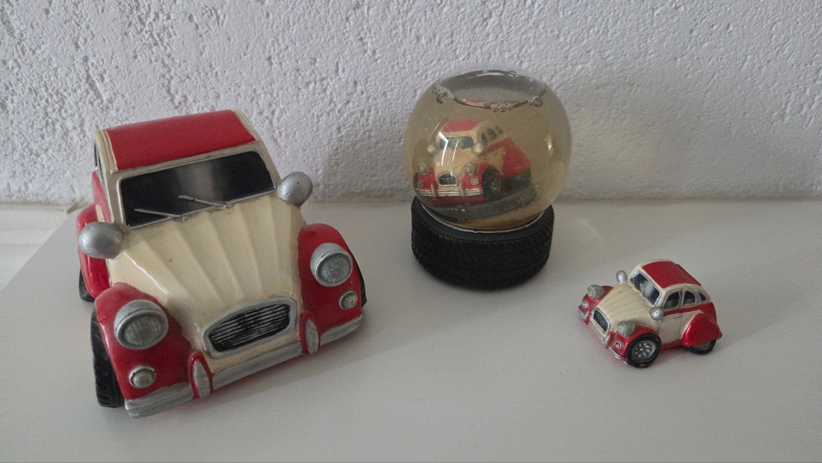 Miniatuur karikatuur 2cv dolly, Ophalen of Verzenden, Auto