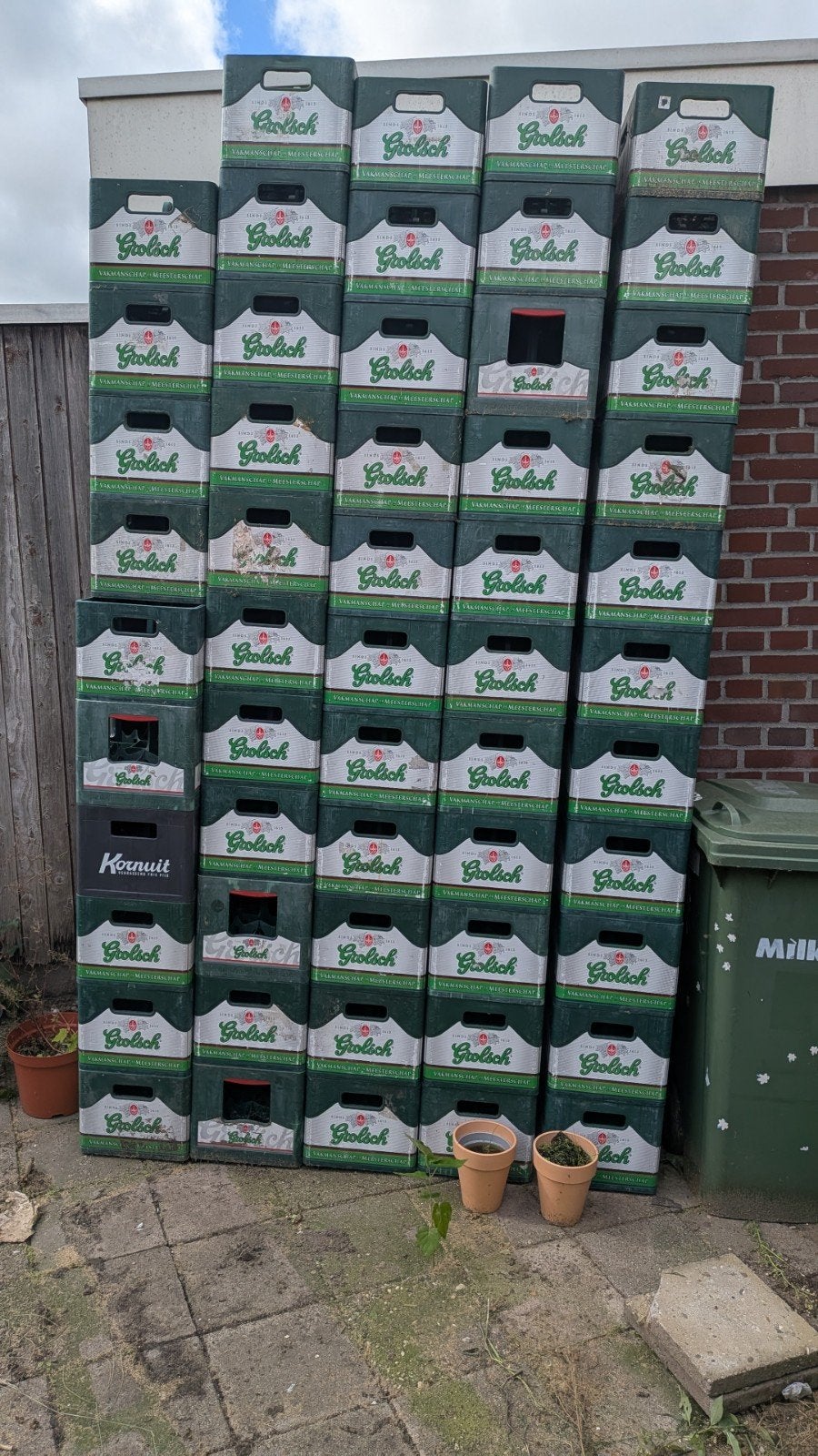 bierkratten 54 stuks, Ophalen, Gebruikt, Minder dan 35 cm, Minder dan 50 cm
