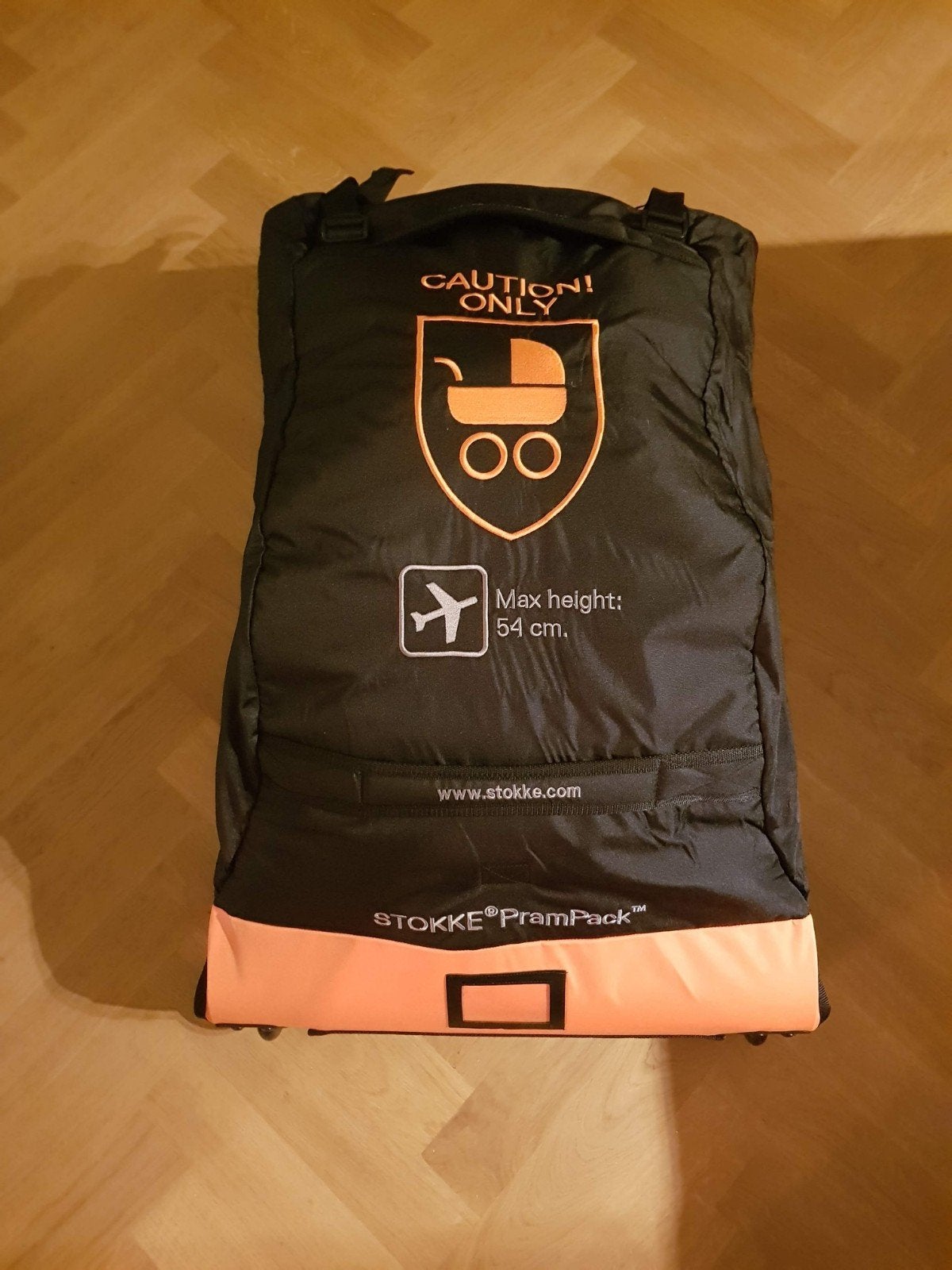 Stokke PramPack voor reizen met kinderwagen en/of reiswieg, Ophalen