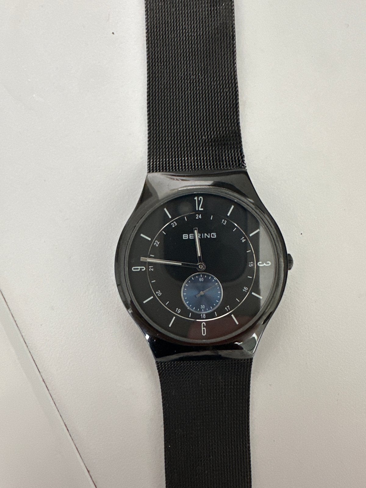 Bering horloge met defecte sluiting, Sieraden, Tassen en Uiterlijk, Horloges | Heren, Overige merken, Gebruikt, Staal, Polshorloge