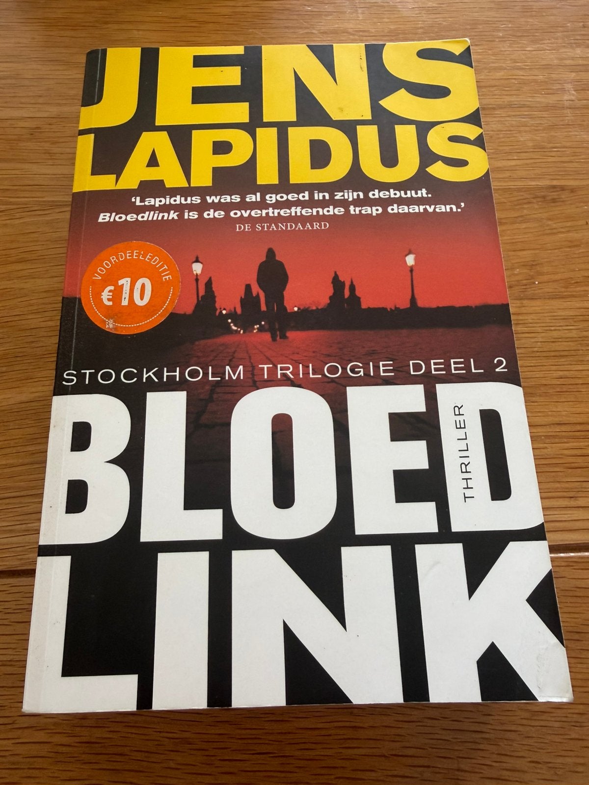 Jens Lapidus - Bloedlink, Ophalen of Verzenden, Zo goed als nieuw, Jens Lapidus
