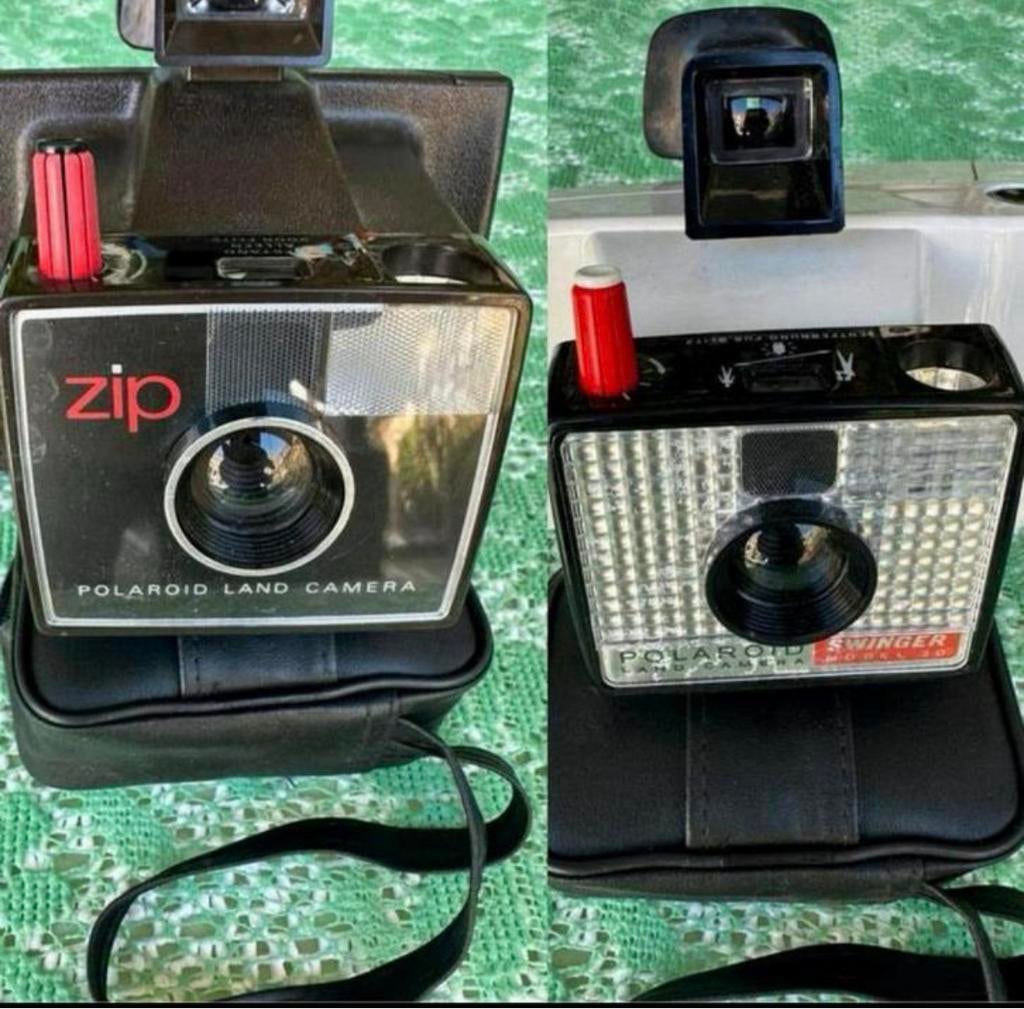 2X vintage Polaroid Camera ZIP & SWINGER, Audio, Tv en Foto, Fotocamera's Analoog, Ophalen of Verzenden, Gebruikt, Polaroid