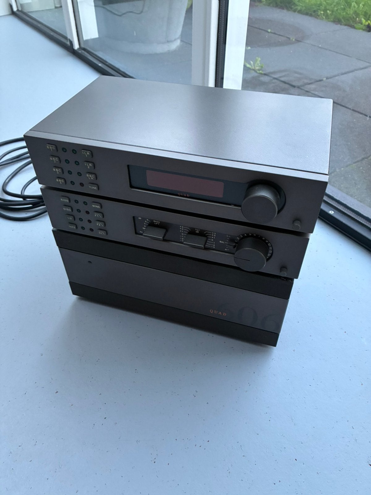 Quad Set: Quad 606 (Revisie nodig)+ Quad 34 + FM4, Ophalen, Gebruikt, Overige merken, Losse componenten