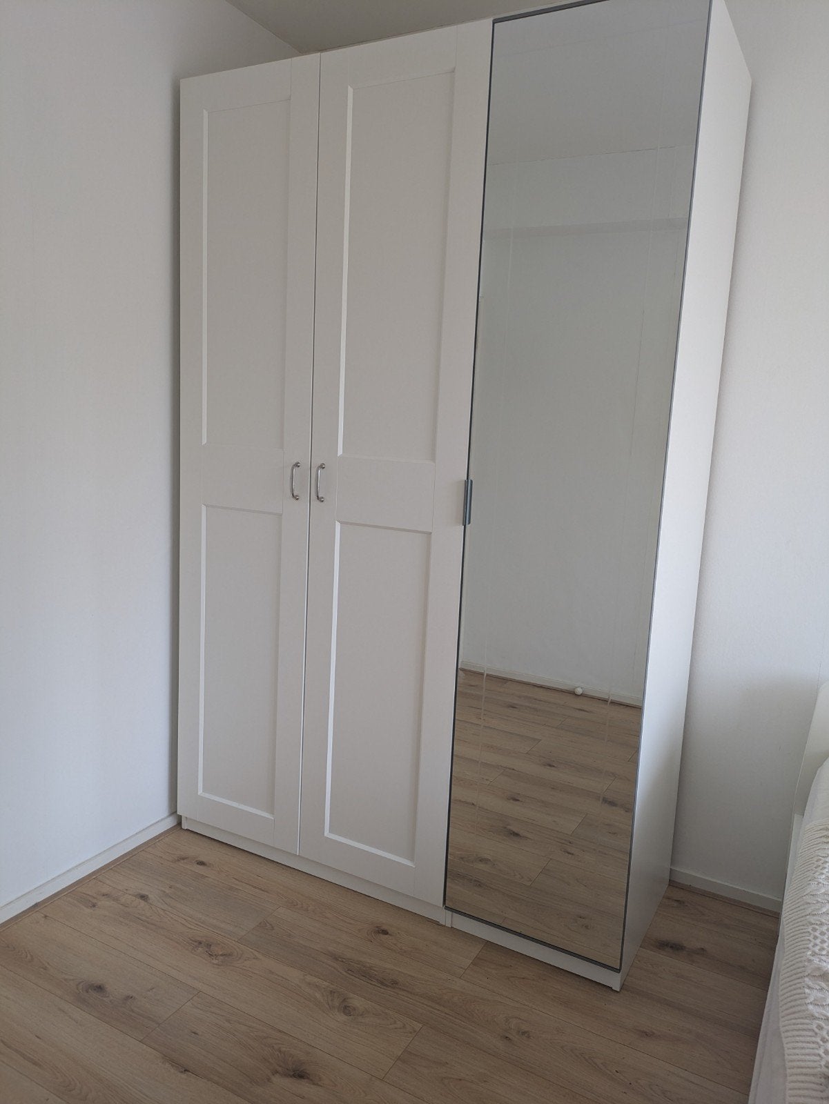 Nieuw! IKEA PAX kledingkast met spiegeldeur, Huis en Inrichting, Kasten | Kledingkasten, Zo goed als nieuw, 50 tot 75 cm, Ophalen
