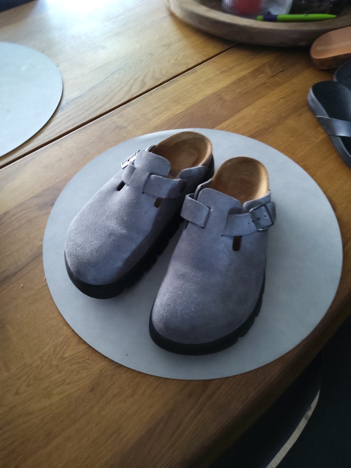 Birkenstock Papillio Boston chunky - Maat 38, Instappers, Nieuw, Ophalen of Verzenden, Grijs