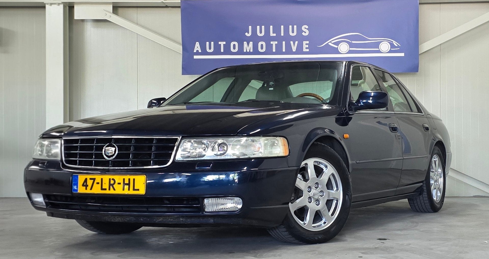 Cadillac Seville 4.6-V8 STS Northstar 305PK Trekhaak Xenon P, 1361 kg, 4565 cc, Gebruikt, Blauw